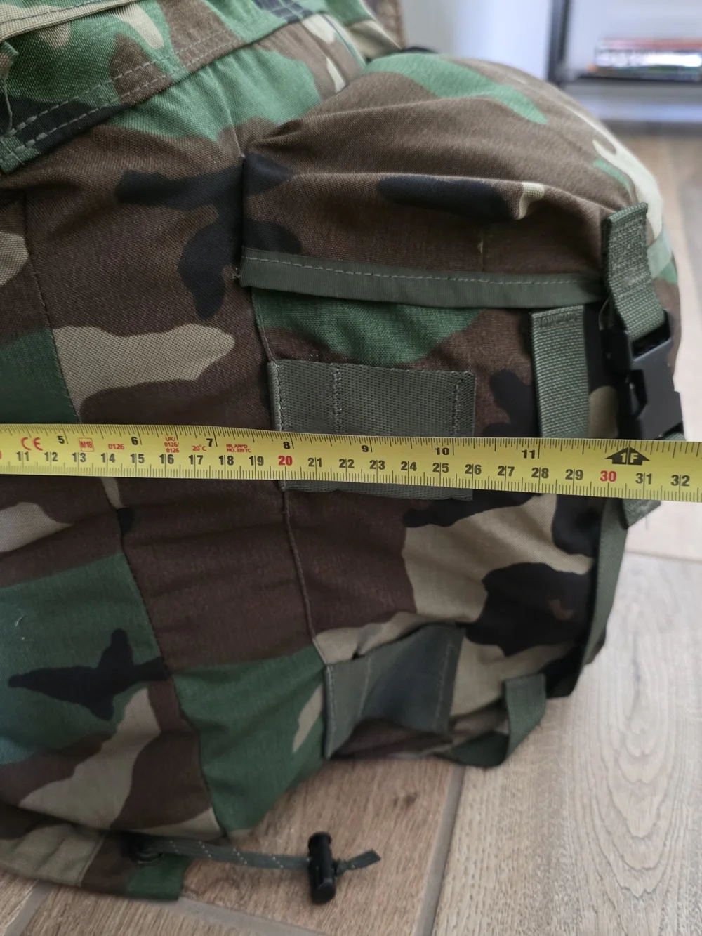 Military-Style Camouflage Rucksack Pack - Green Combat Patrol Pack